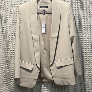 White House Black Market women Blazer Tan size 10 NWT